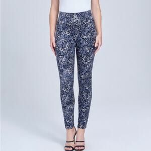 Seven 7 cheetah Printed Ponte Pintuck Legging